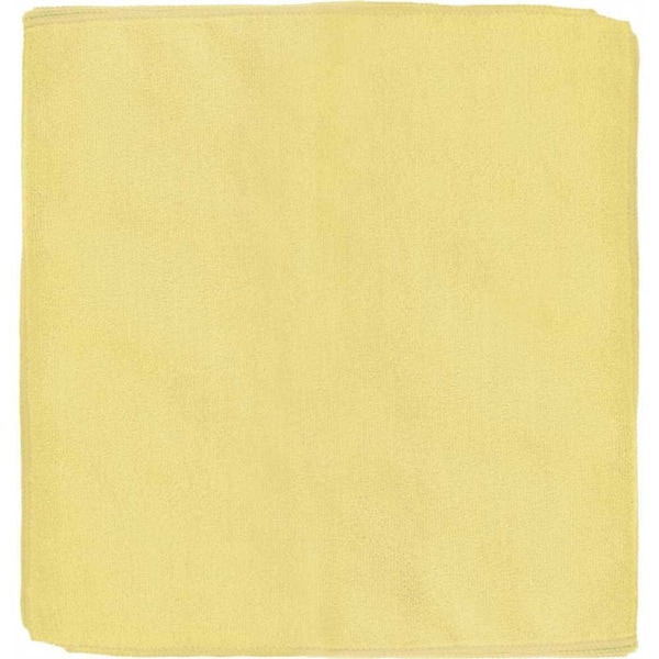 12 in. x 12 in. General Purpose Microfiber Cleaning Cloth in Yellow, 12PK